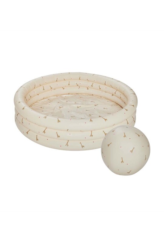 Басейн та м'яч для дітей OYOY Giraffe S бежевий M107605