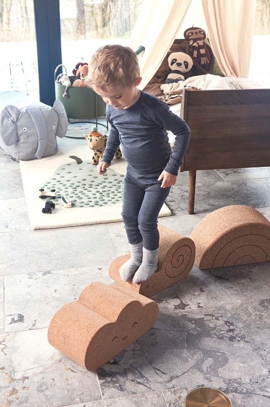 Табурет OYOY Cork Sally Snail M300532 коричневий