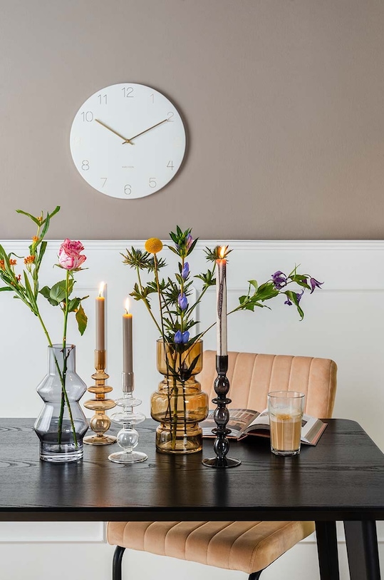 Настенные часы Karlsson Charm белый KA5788WH