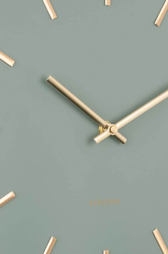 Вітальня та спальня Настінний годинник Karlsson Charm KA5821DG зелений