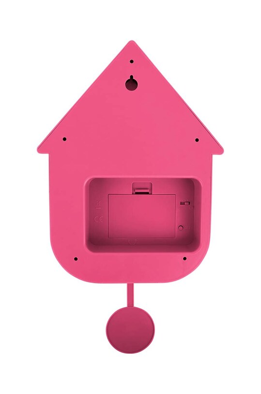 Karlsson zegar ścienny Modern Cuckoo różowy KA5768BP