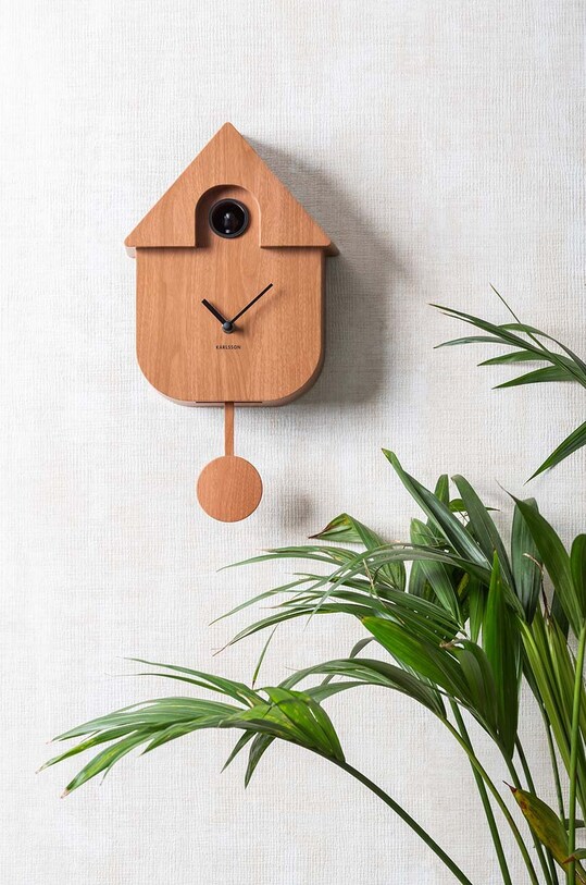 Годинник із зозулею Karlsson Modern Cuckoo коричневий KA5964DW