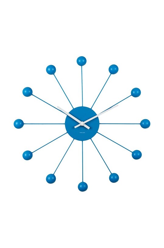 Настінний годинник Karlsson Funky Spider блакитний KA5977BB