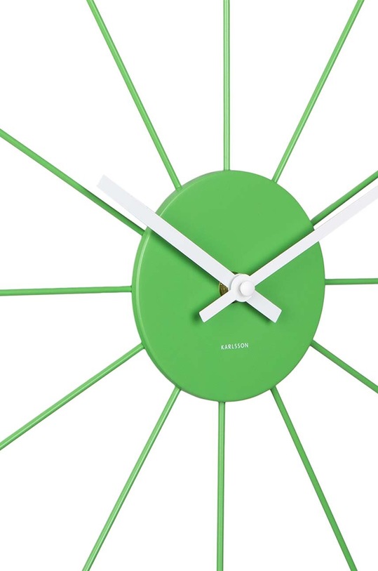 Living și dormitor Karlsson ceas de perete Funky Spider KA5977BG verde