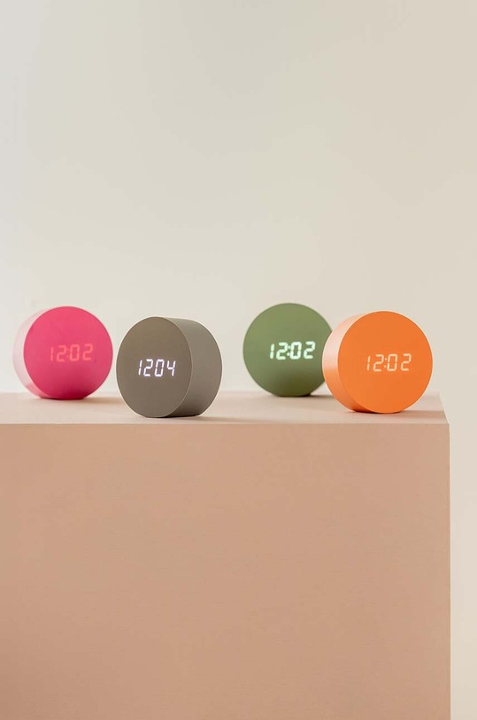 Karlsson budzik Spry Round LED zielony KA5981GR