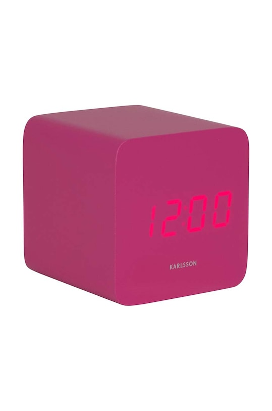 Будильник Karlsson Spry Square LED KA5982BP розовый AA00