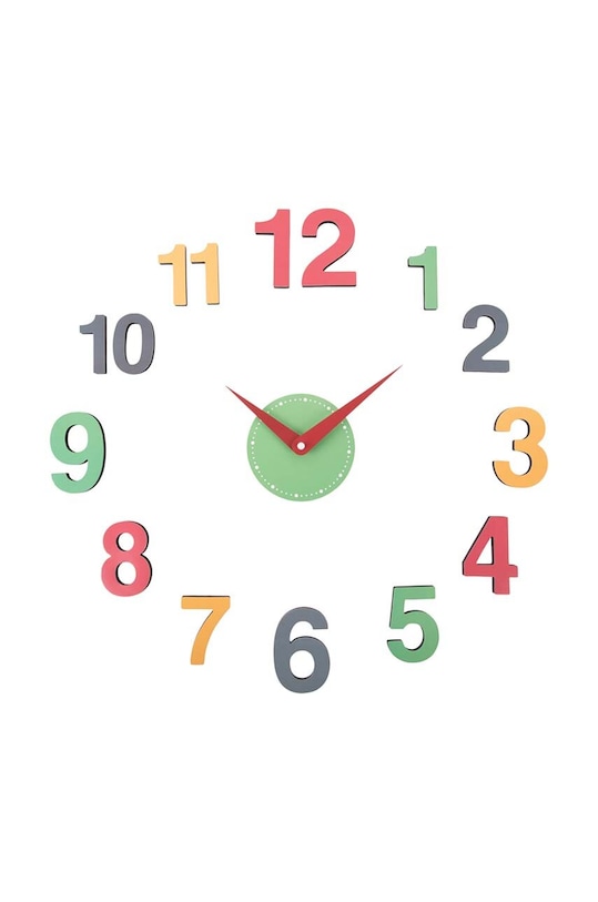 Настінний годинник Karlsson DIY Chico барвистий KA6003MC