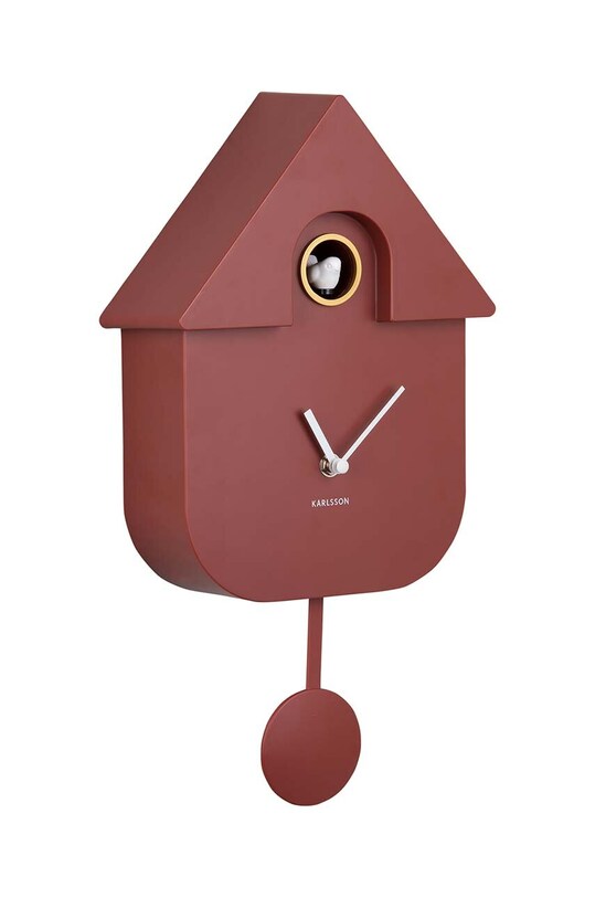 Karlsson ceas de perete Modern Cuckoo KA5768RD rosu AA00