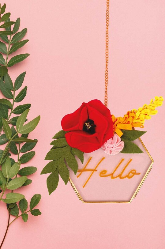 Лайфстайл Набор для изготовления декоративной рамки diy Graine Creative Deco Cadre Fleuri 420057 мультиколор