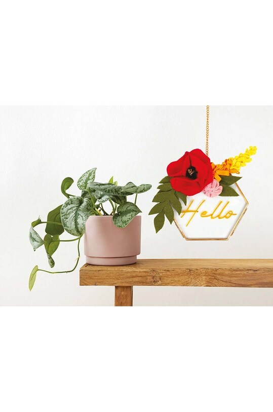 Набор для изготовления декоративной рамки diy Graine Creative Deco Cadre Fleuri мультиколор 420057