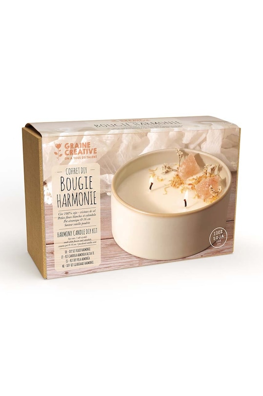 DIY sada vonných svíček Graine Creative Bougie Harmonie vícebarevná 152045.