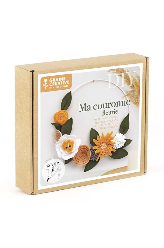 Набор "сделай сам" украшение Graine Creative Ma couronne Fleurie 420048 мультиколор