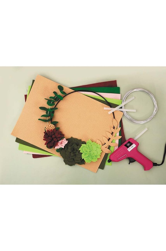 Lifestyle Graine Creative kit di decorazioni fai da te Ma couronne de succulentes 420049 multicolore
