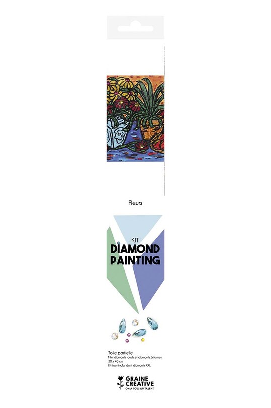 Diy set Graine Creative Diamond Painting Fleurs šarena 117051.