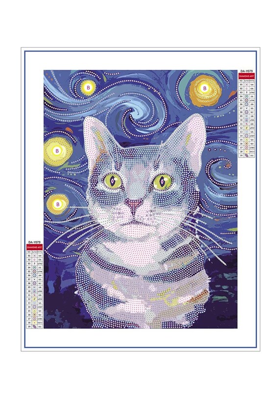 Κιτ diy Graine Creative Diamond Painting Chat πολύχρωμο 117047