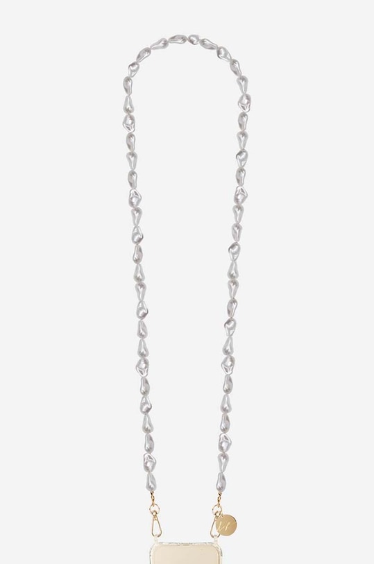 LaCoqueFrançaise łańcuszek do telefonu Adele 120 cm biały LE314890