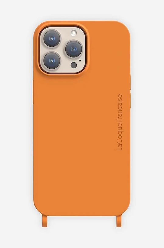 Obal na telefon LaCoqueFrançaise iPhone 14 PRO oranžová LE314351