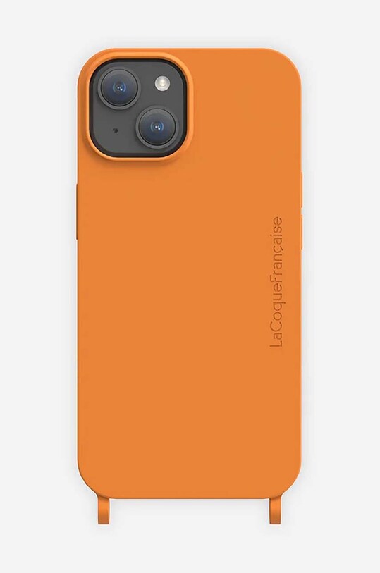 LaCoqueFrançaise Husă pentru telefon iPhone 15 portocaliu LE314381