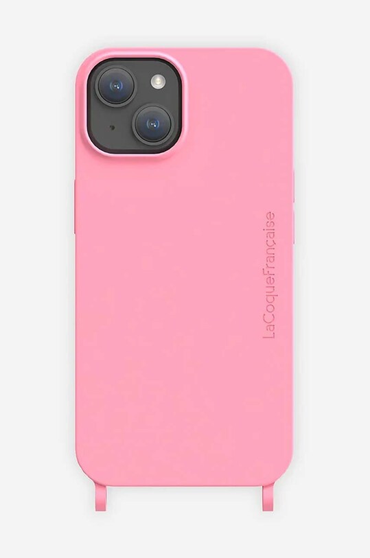 Чехол на телефон LaCoqueFrançaise iPhone 15 розовый LE314382
