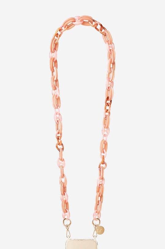 Αλυσίδα τηλεφώνου LaCoqueFrançaise Ambre Rose 120 cm πολύχρωμο LE314897