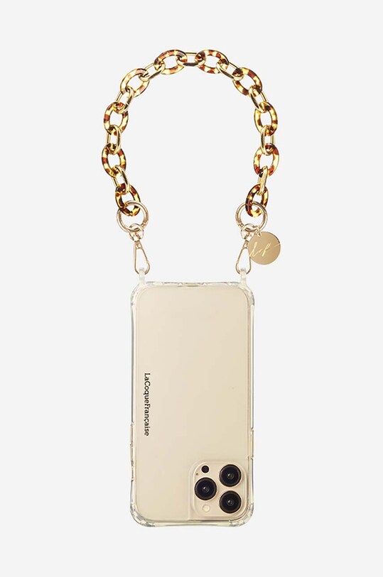 LaCoqueFrançaise lanț pentru telefon Cassy 35 cm galben LE314881