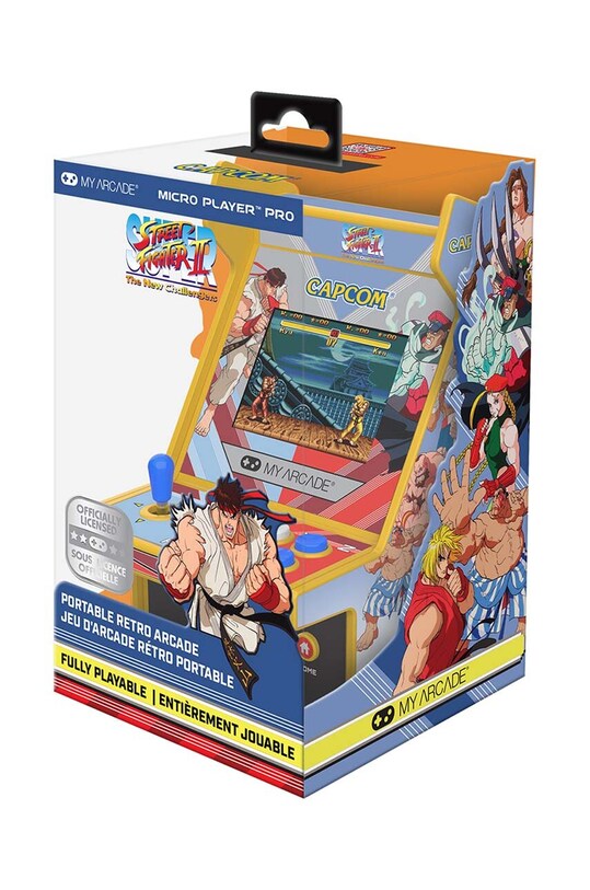 Лайфстайл Портативная игровая приставка My Arcade My Arcade Gaming Micro Player Street Fighter II KB1529MYALOT2STREETF мультиколор