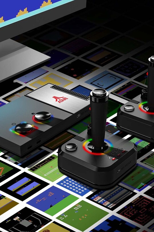 Igraća konzola s joysticima My Arcade Gaming Stampede Teamatari Gamestation Plus (+200 JEUX) KB1525MYALOT2ATARIGS crna