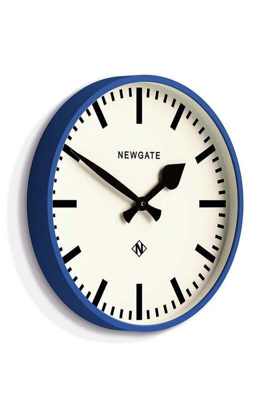 Nástěnné hodiny Newgate Number 3 Railway Wall Clock KB1648NUMTHR390BL fialová AA00