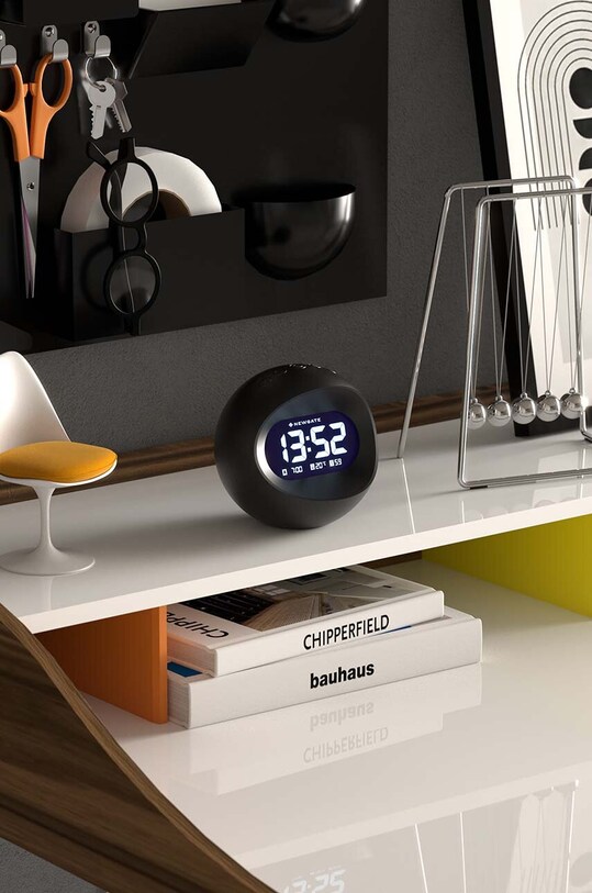 Salotto e camera Newgate sveglia Centre Of The Earth Alarm Clock KB1021LCD.COTE1 nero