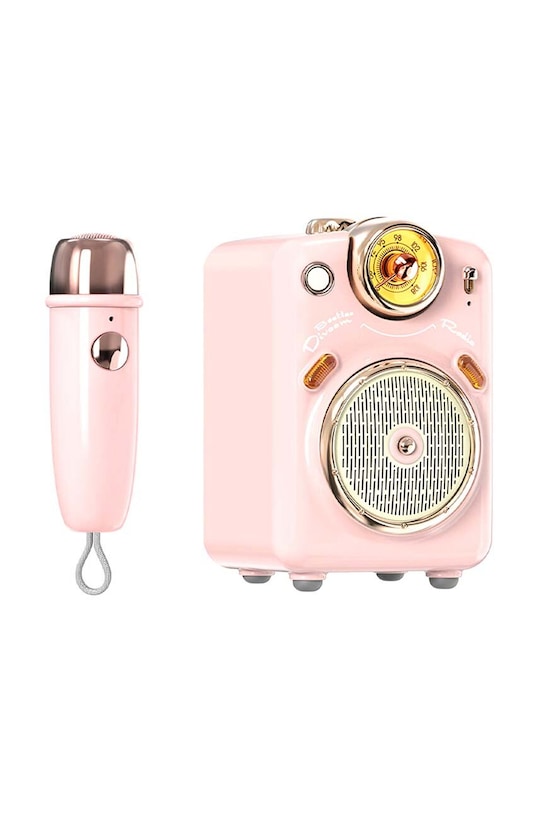 Ασύρματο ηχείο και μικρόφωνο Reset Club Karaoke Fairy OK ροζ 6958444603766