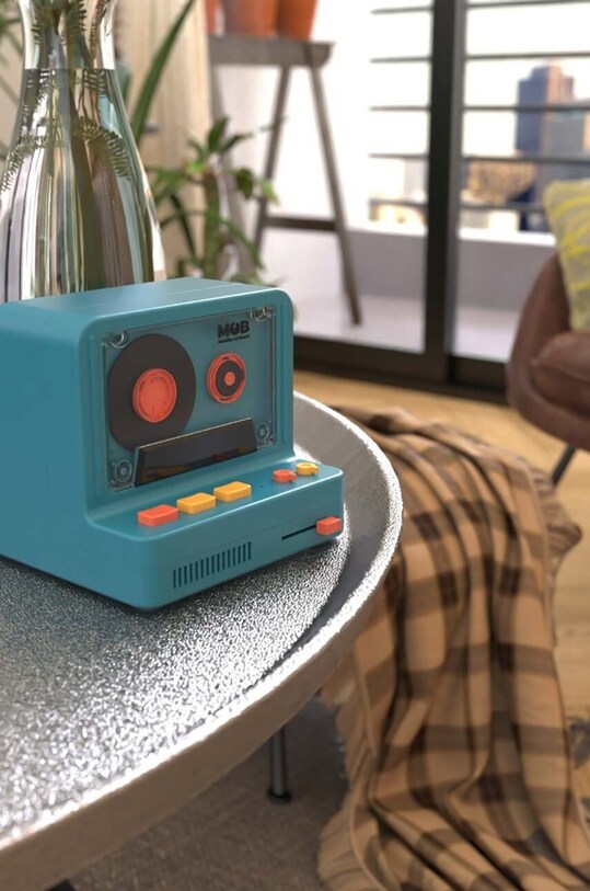 MOB głośnik bezprzewodowy Retro turkusowy RS.80.BL1