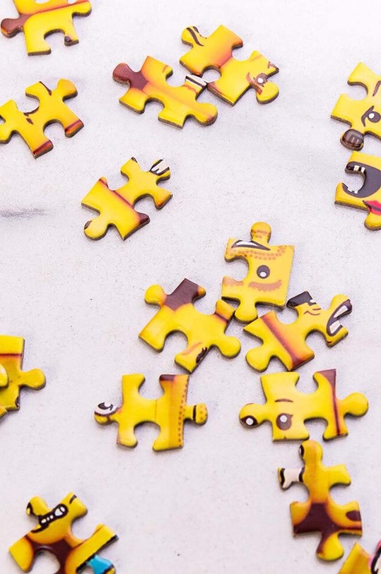 Puzzle Lego Minifigure Faces 1000 dílků žlutá 60193.LEGO