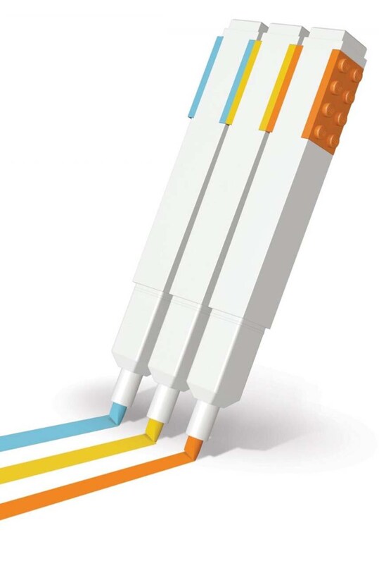 Lifestyle Lego zakreślacze 3-pack 51685 multicolor