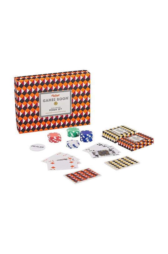 Games Room set de poker Texas Hold'em multicolor 67763