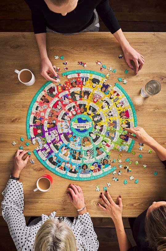 Puzzle v tube Ridley's Games Inspirujące Kobiety 1000 elementów viacfarebná 66124