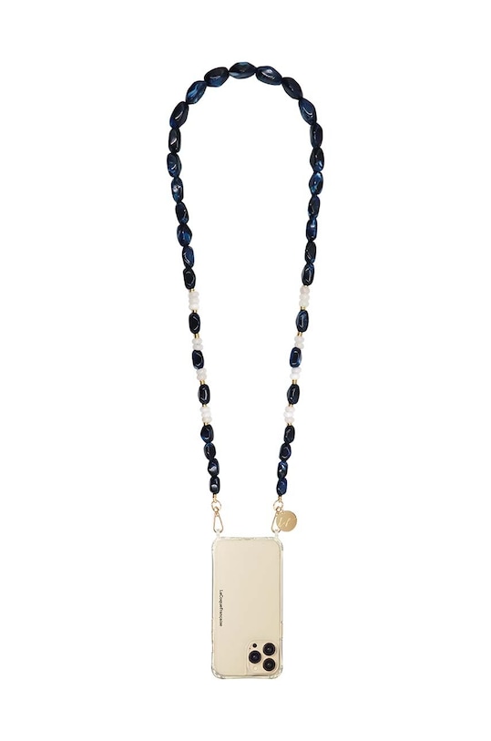 Retiazka na telefón LaCoqueFrançaise Damaris 120 cm tmavomodrá LE315821