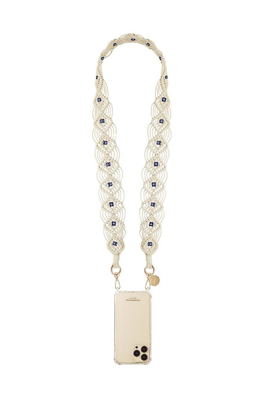 LaCoqueFrançaise łańcuszek do telefonu Eve 120 cm beżowy LE313094