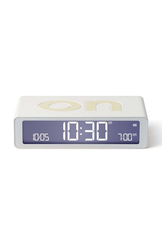 Двосторонній будильник Lexon Flip Classic білий LR157W9