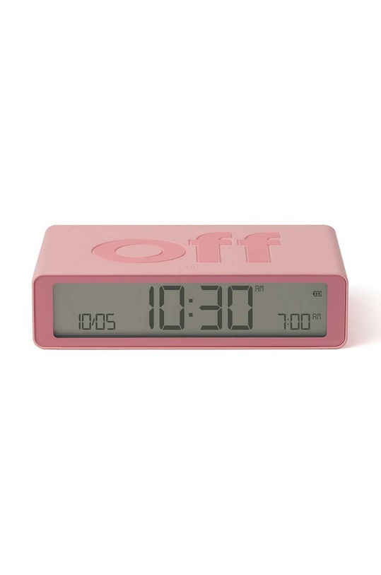 Lexon ceas cu alarmă reversibil Flip Classic LR157P4 roz AA00