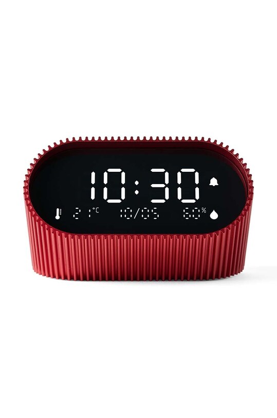 Led будильник Lexon Ray Clock красный LR155SR3