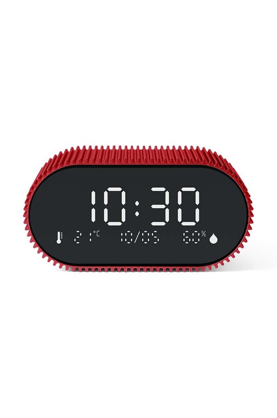 Гостиная и спальня Led будильник Lexon Ray Clock LR155SR3 красный
