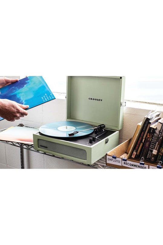 Crosley gramofon walizkowy Voyager beżowy CR8017B.SA