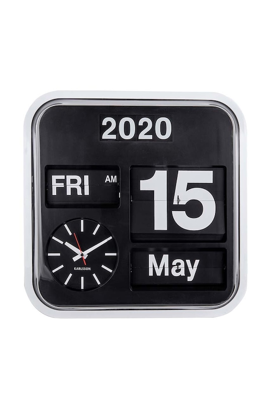 Настенные часы Karlsson Big Flip чёрный KA4203