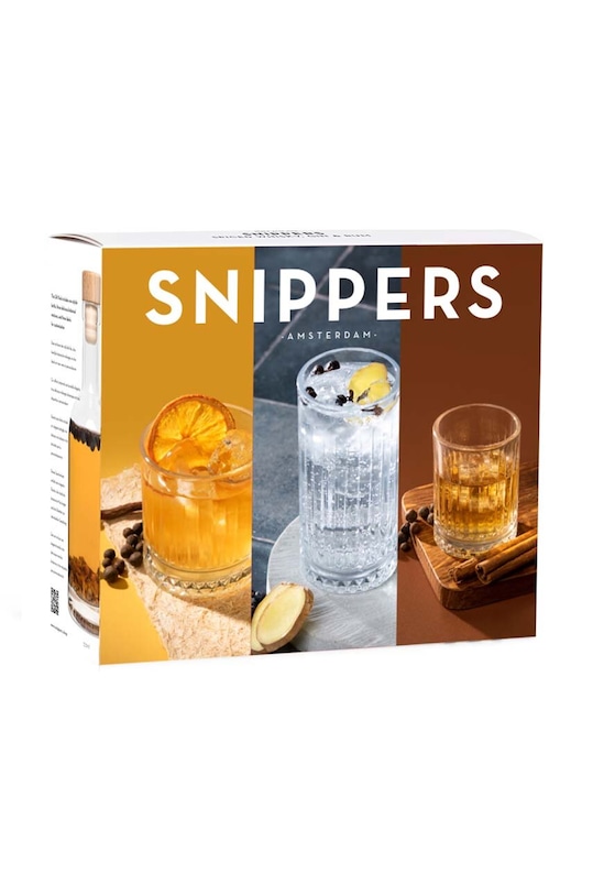 Snippers set pentru aromatizarea alcoolului Botanicals Gift Pack 3-pack transparent SNBTGPMX3R