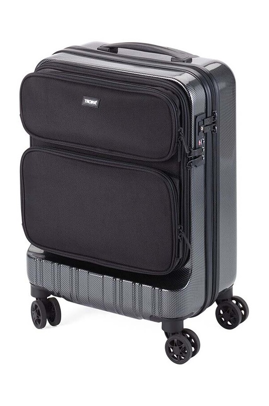 TROIKA valiză 36 Hours Trolley 47 L 53x37x24 cm negru TRLUG02.CB