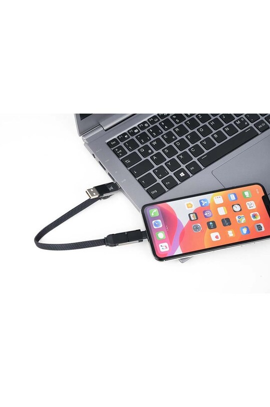 Lifestyle TROIKA cablu de incarcare Practicable TRCBL24.BK negru