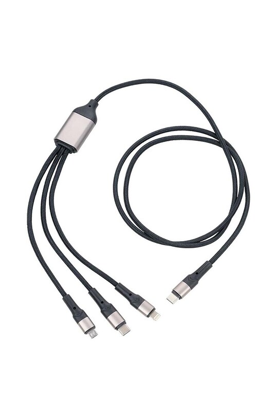 Кабель для зарядки TROIKA Dreizac Pro 3 w 1 барвистий TRCBL40.BK