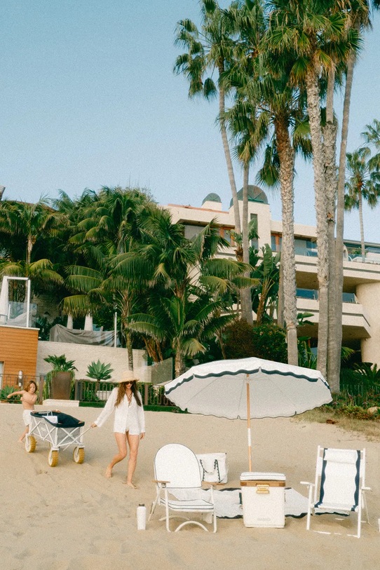 Business & Pleasure Co. wózek plażowy Laurens Navy BPA.BCT.LAU.NVY