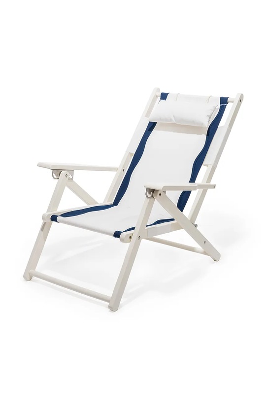 Lifestyle Business & Pleasure Co. leżak składany z poduszką Tommy Chair BPC.TW.RIV.WHT multicolor