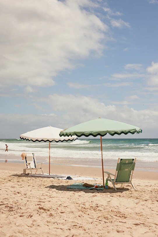 Business & Pleasure Co. leżak składany z poduszką Tommy Chair BPC.TW.RIV.WHT